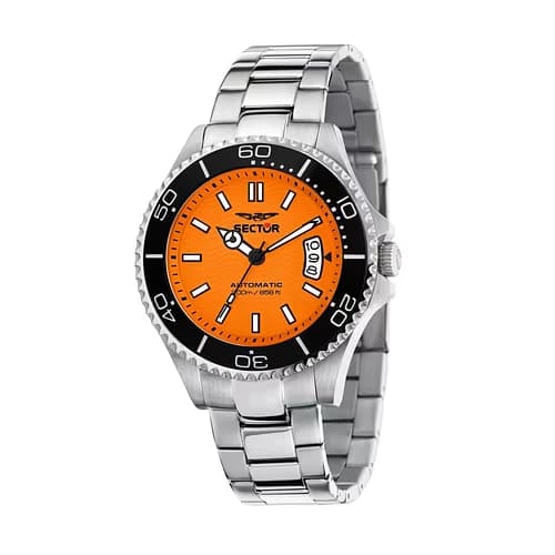 Sector Montre Homme SECTOR en Acier Cadran Orange Etanche