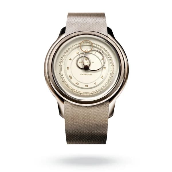 Beaubleu Montre Beaubleu la Pièce n°1 Champagne Bracelet Acier Or Rose