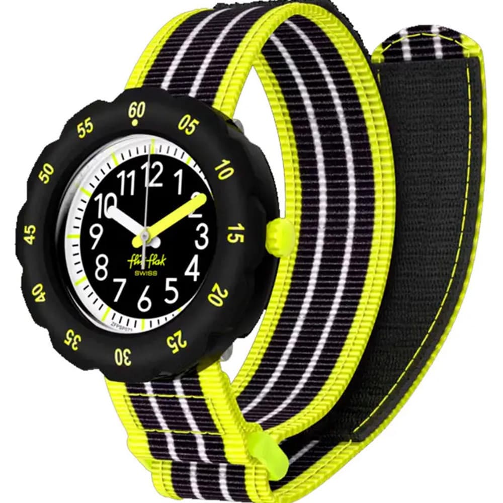 Flik Flak Montre Flik Flak Collection Loop in Neon en Biosource Bicolore