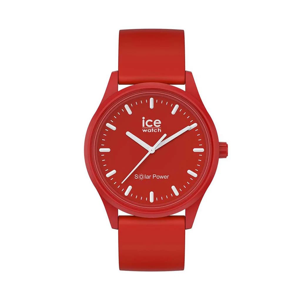 Ice Watch Montre Ice Watch Solar Power Rouge