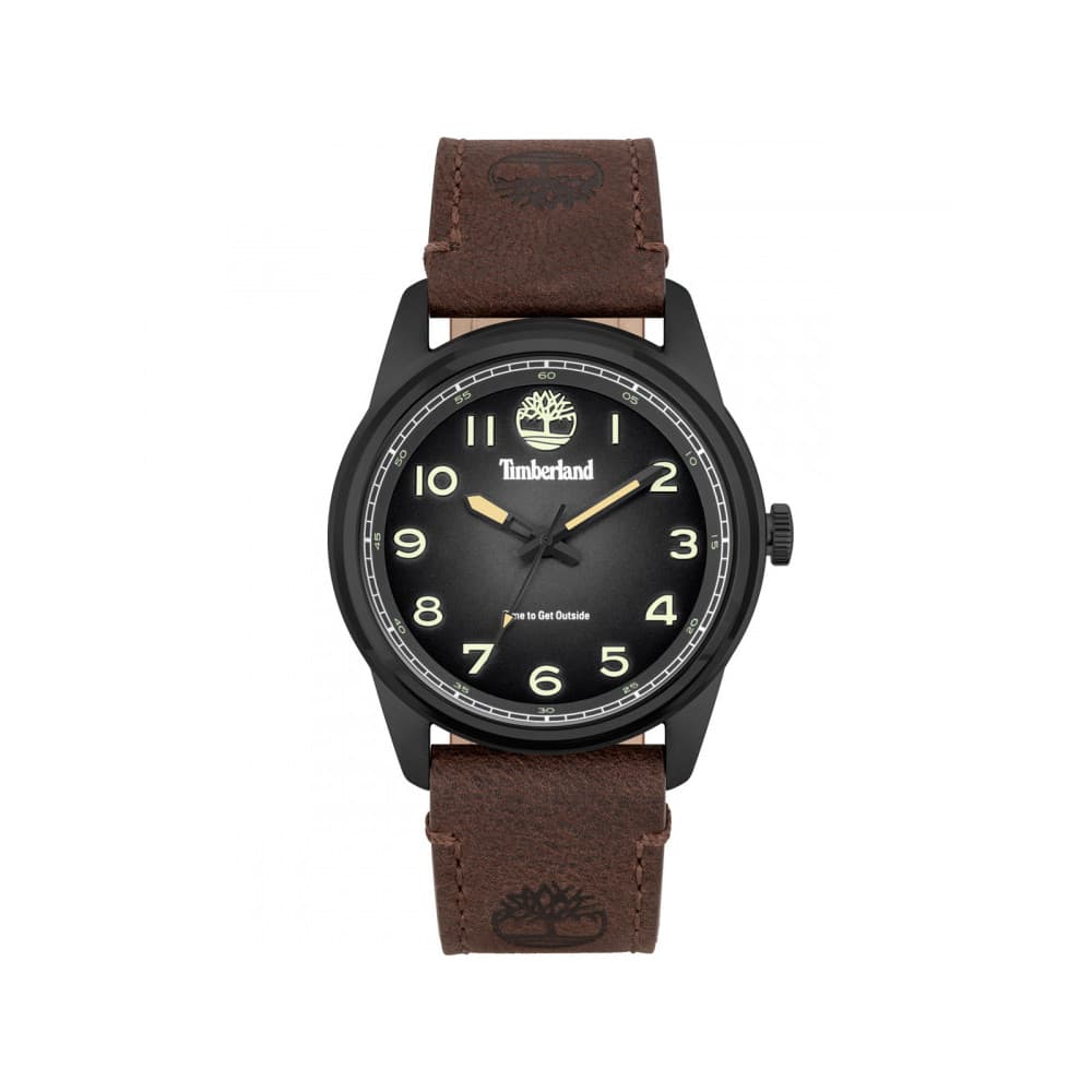 Timberland Montre Timberland en Cuir Marron