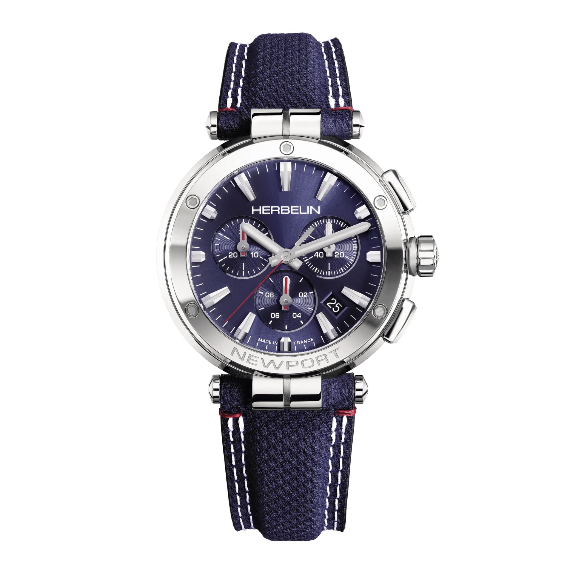 Michel Herbelin Montre Herbelin Newport Chronograph Homme Quartz Chronographe - 37658AP15BL