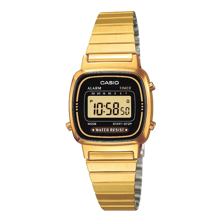 Casio Vintage mini — boîtier doré