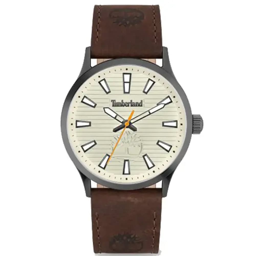 Timberland Montre Timberland en Cuir Marron