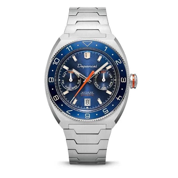 Depancel Montre Depancel Allure D[R]IVER Cadran Bleu Bracelet Acier Inoxydable