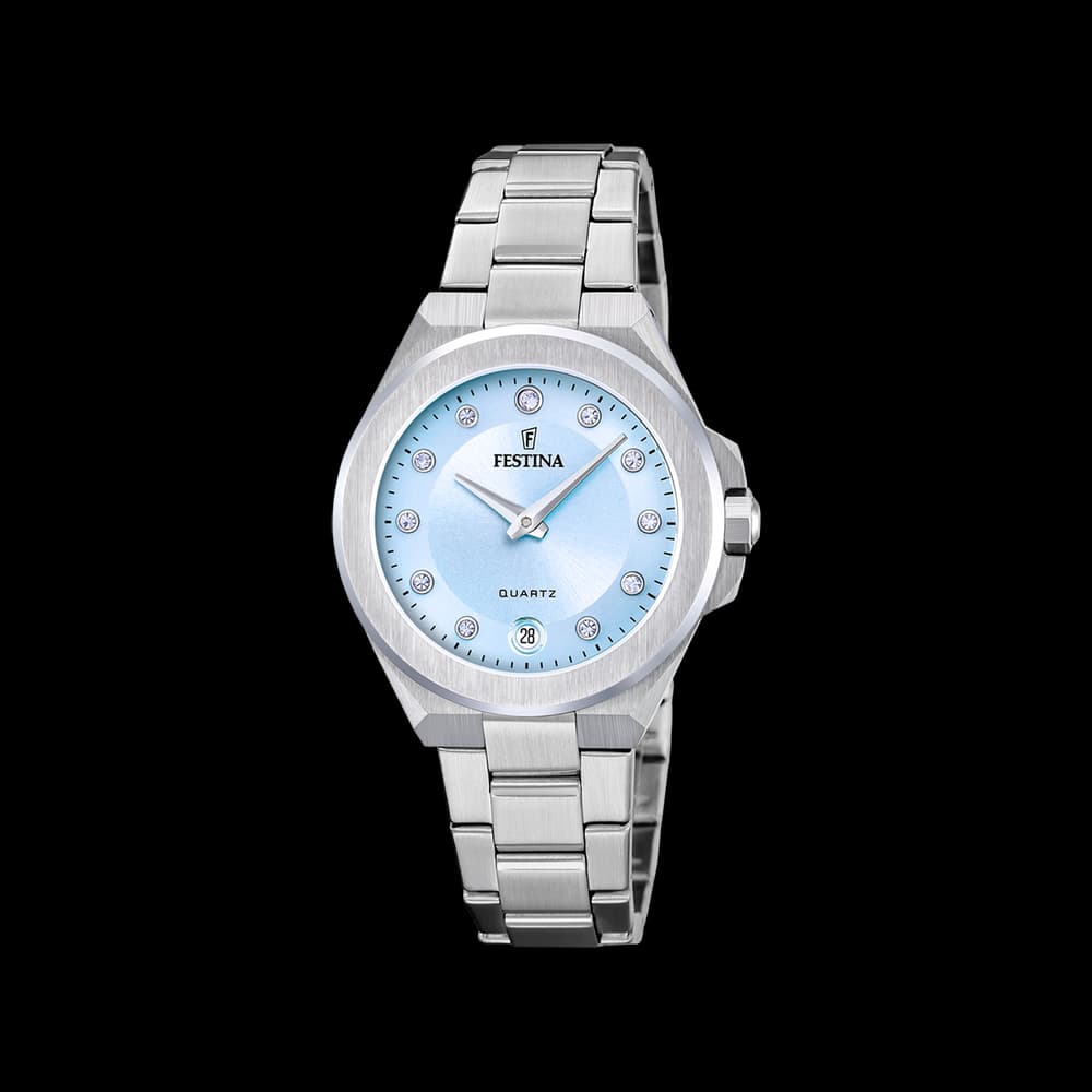 Festina Montre quartz Femme Mademoiselle Bleu clair