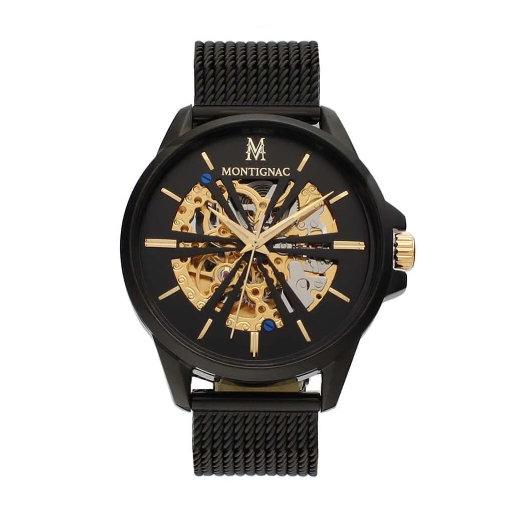 Montignac Montre Montignac Round Automatique Noir