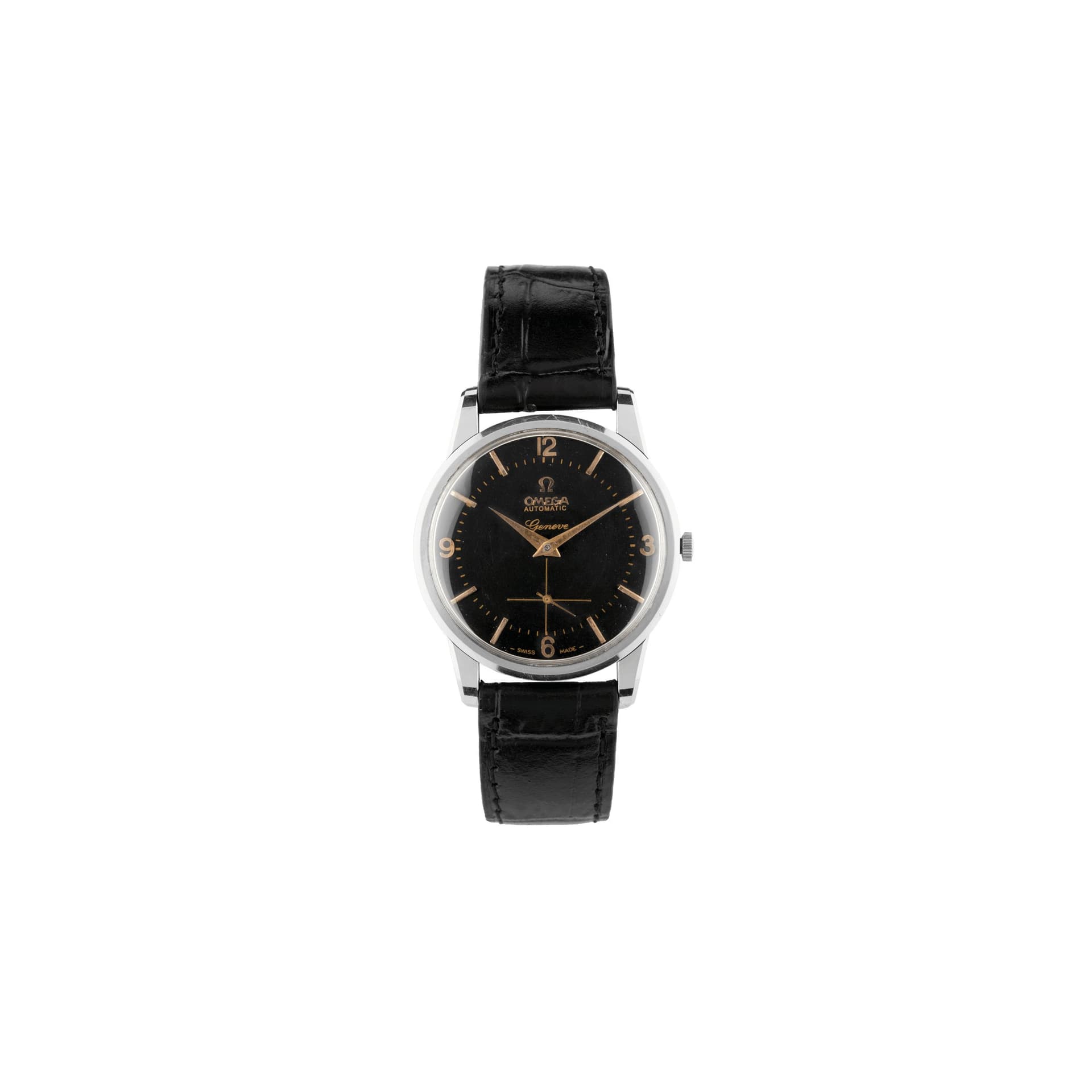 Omega Genève — cadran noir