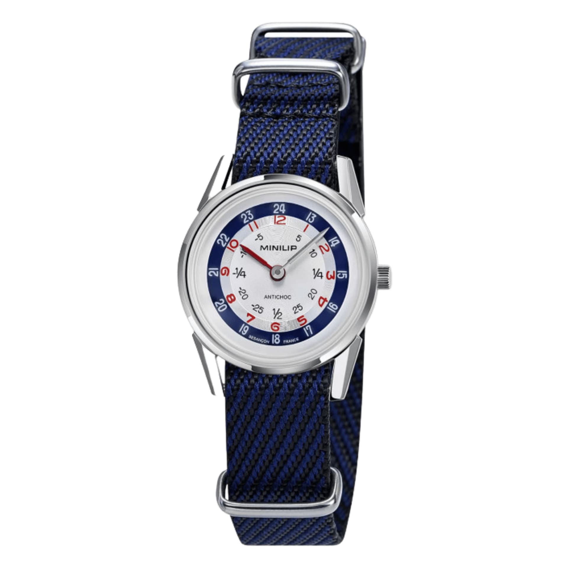 Lip Montre Lip MiniLip 671971- Femme - cadran Argent- 29 mm - Acier 316L