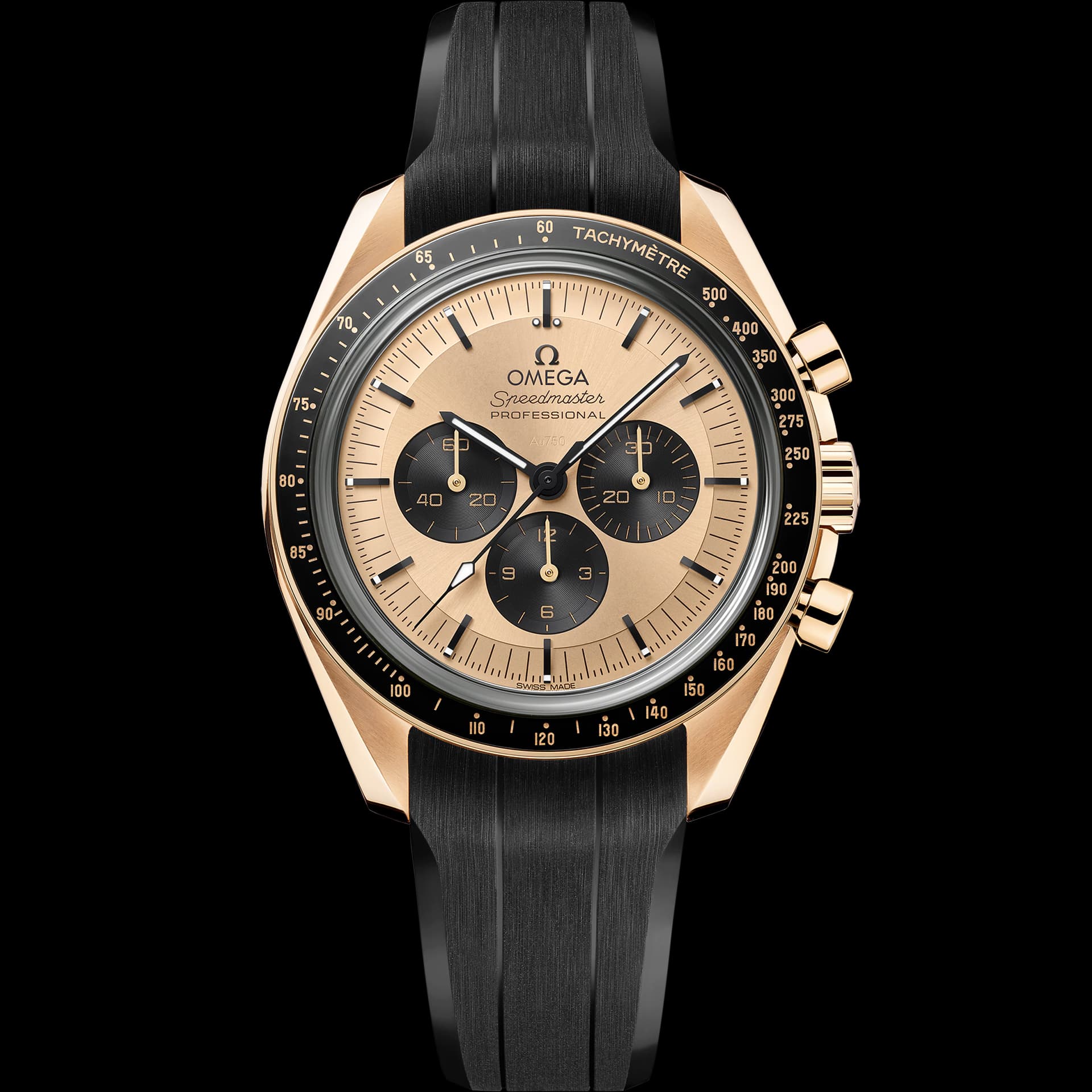 Omega Speedmaster Moonwatch — cadran jaune