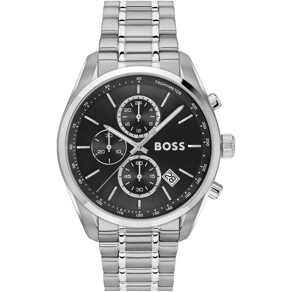 Hugo Boss Montre Boss Collection Grand Prix en Acier Argenté