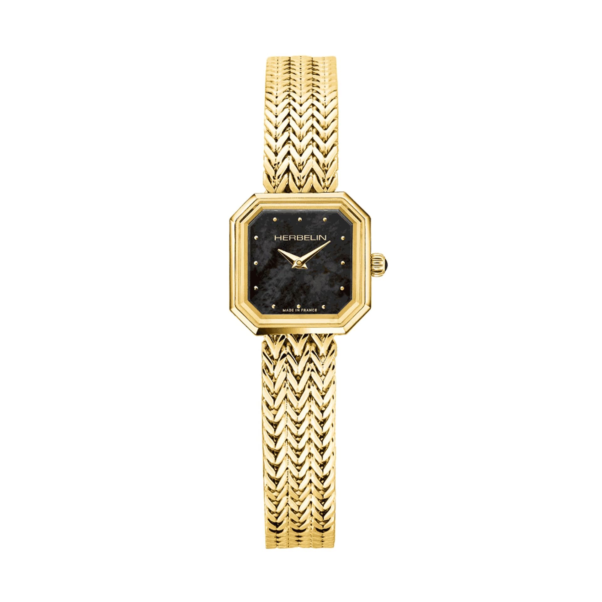 Michel Herbelin Montre michel herbelin Octogone Acier et PVD Doré 22,2 mm - 17436BP49