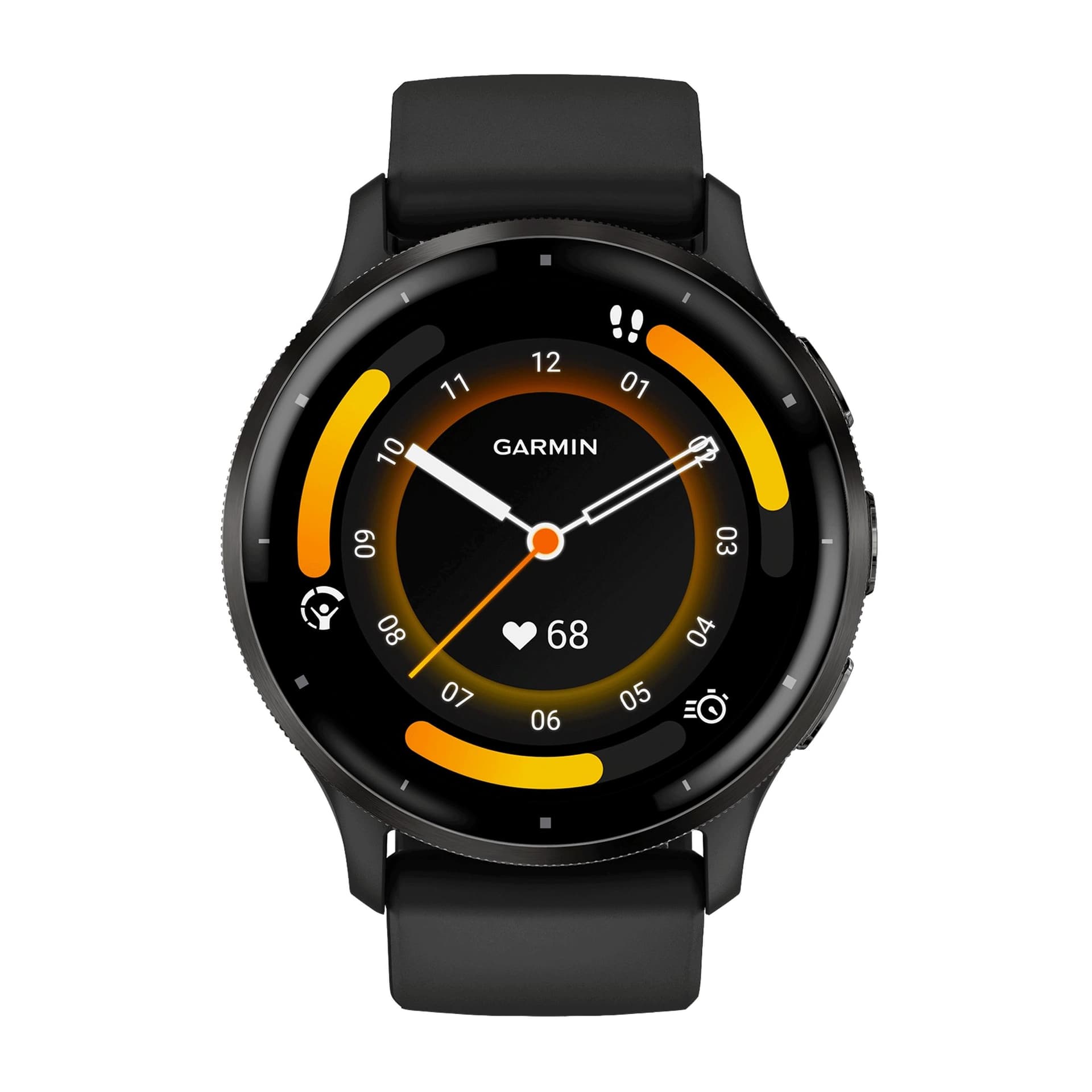 Garmin Montre connectée Garmin Venu 3 Gray bracelet silicone noir 45 mm