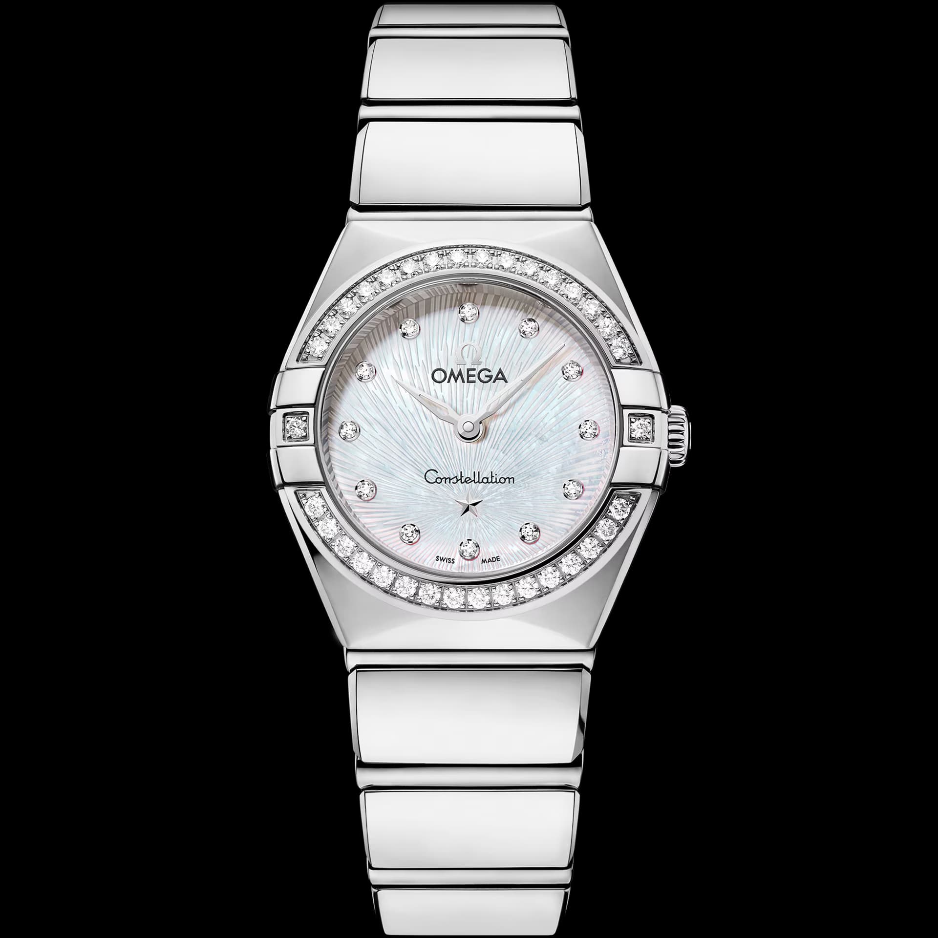 Omega Constellation 25 mm, acier sur acier