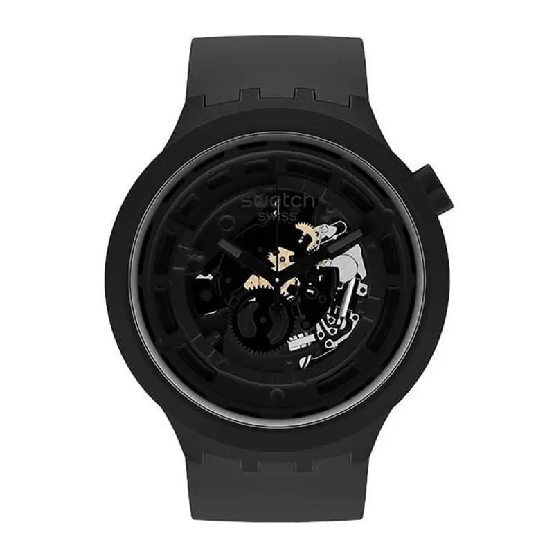 Swatch Montre Big Bold Bioceramic C-Black SB03B100