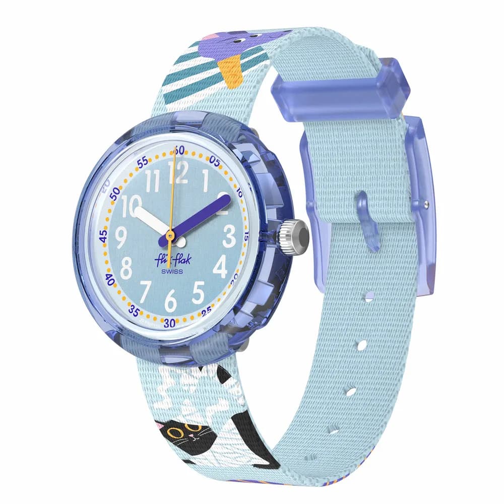 Flik Flak Montre quartz Enfant Time to discover Violet