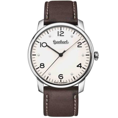 Hanhart Montre Hanhart Pioneer Silva White Automatique diamètre 38.5 mm- 782.250-8110