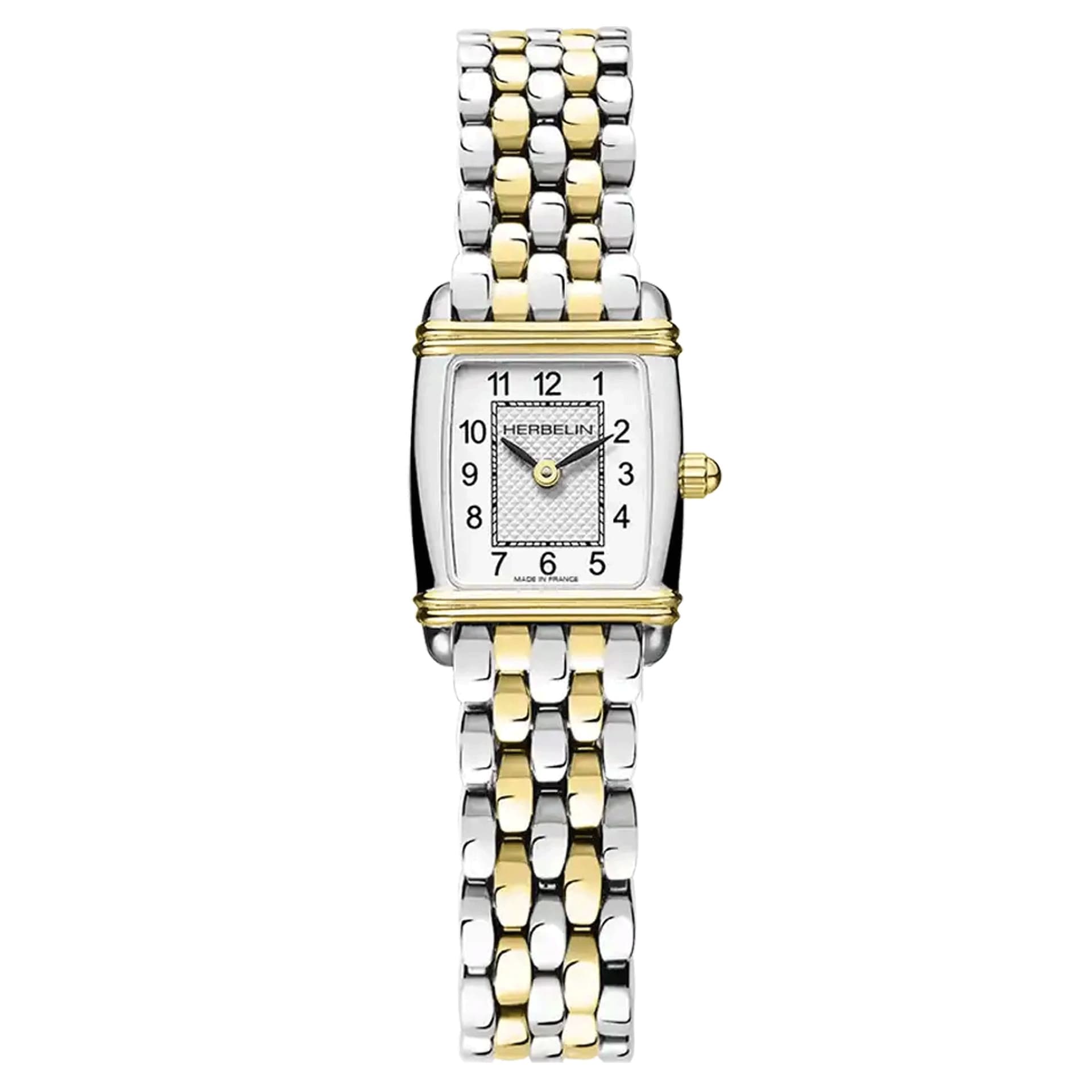 Michel Herbelin Montre Michel Herbelin Art Déco Femme Acier et PVD Doré - 17438BT22