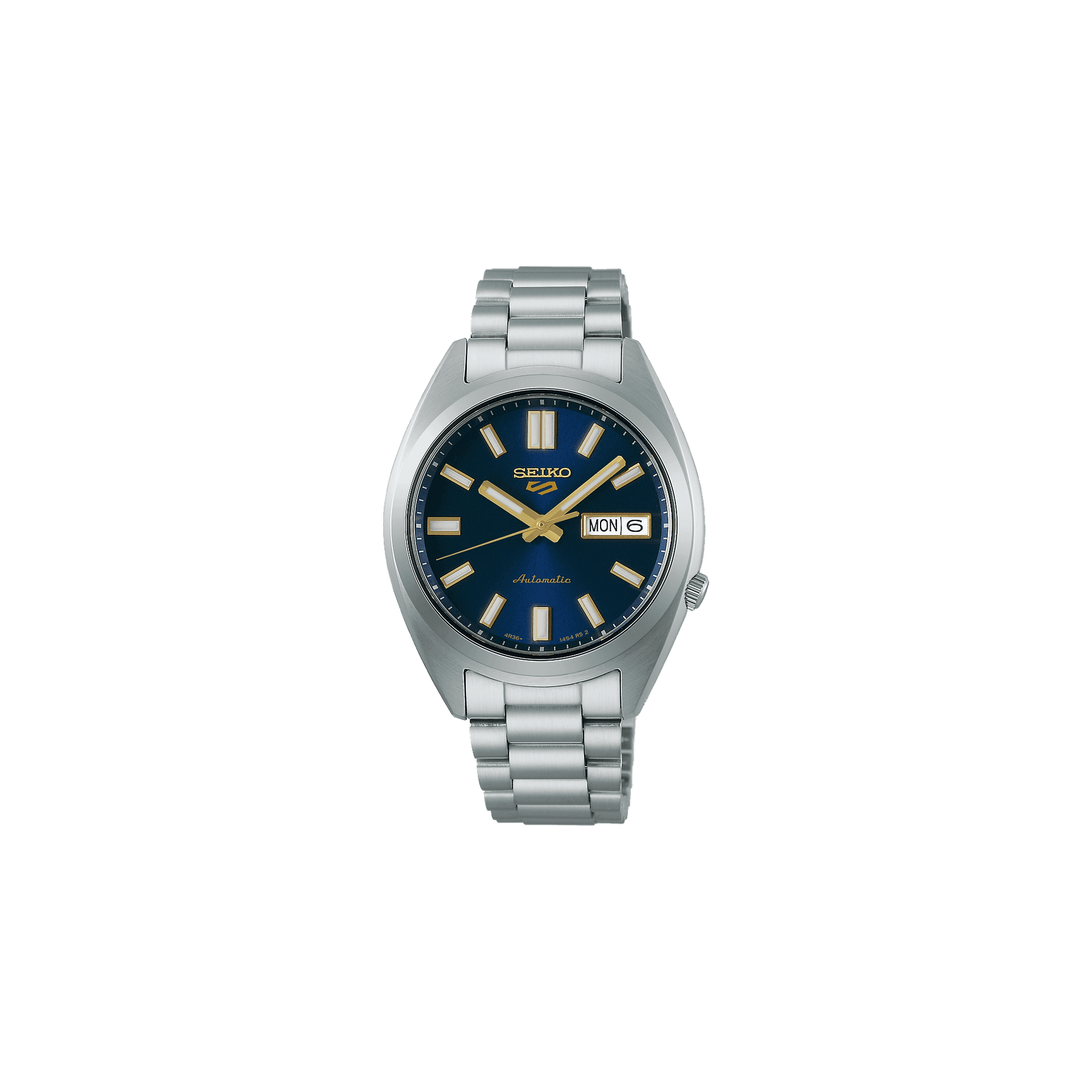 Seiko 5 Sports — cadran bleu 37 mm
