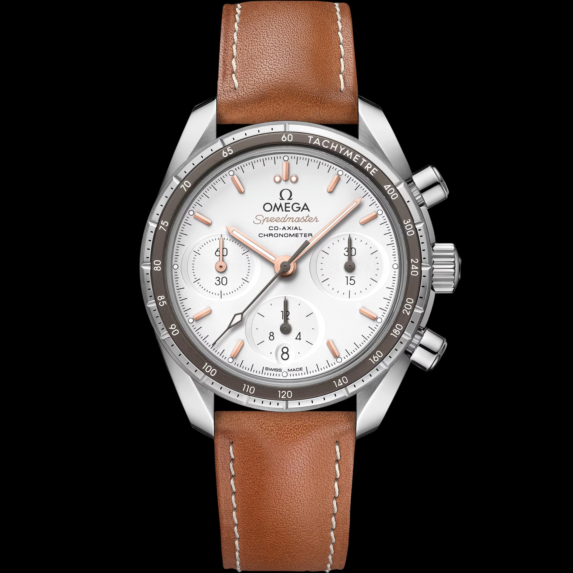 Omega Speedmaster 38 — cadran argenté