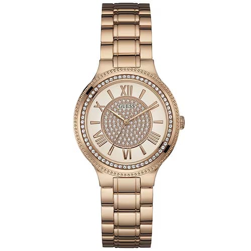 Guess Montre Femme GUESS en Acier Rose Etanche