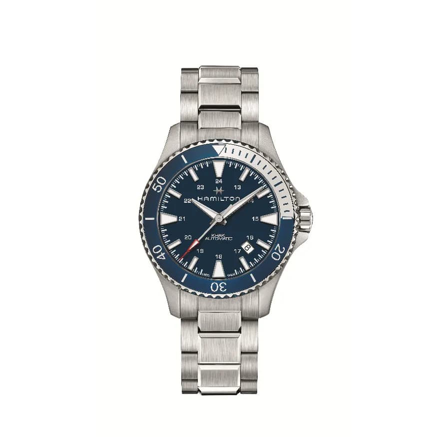 Hamilton Montre automatique Homme Khaki navy Bleu
