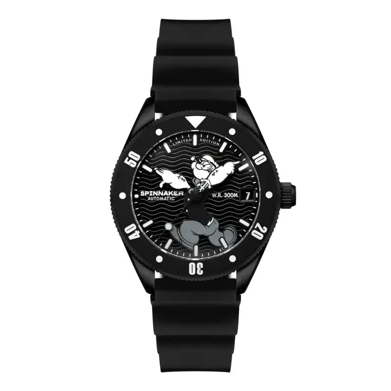 Spinnaker Montre Challenger Automatic Popeye Anchor Arms Limited Edition SP-5163-03 Midnight Mast