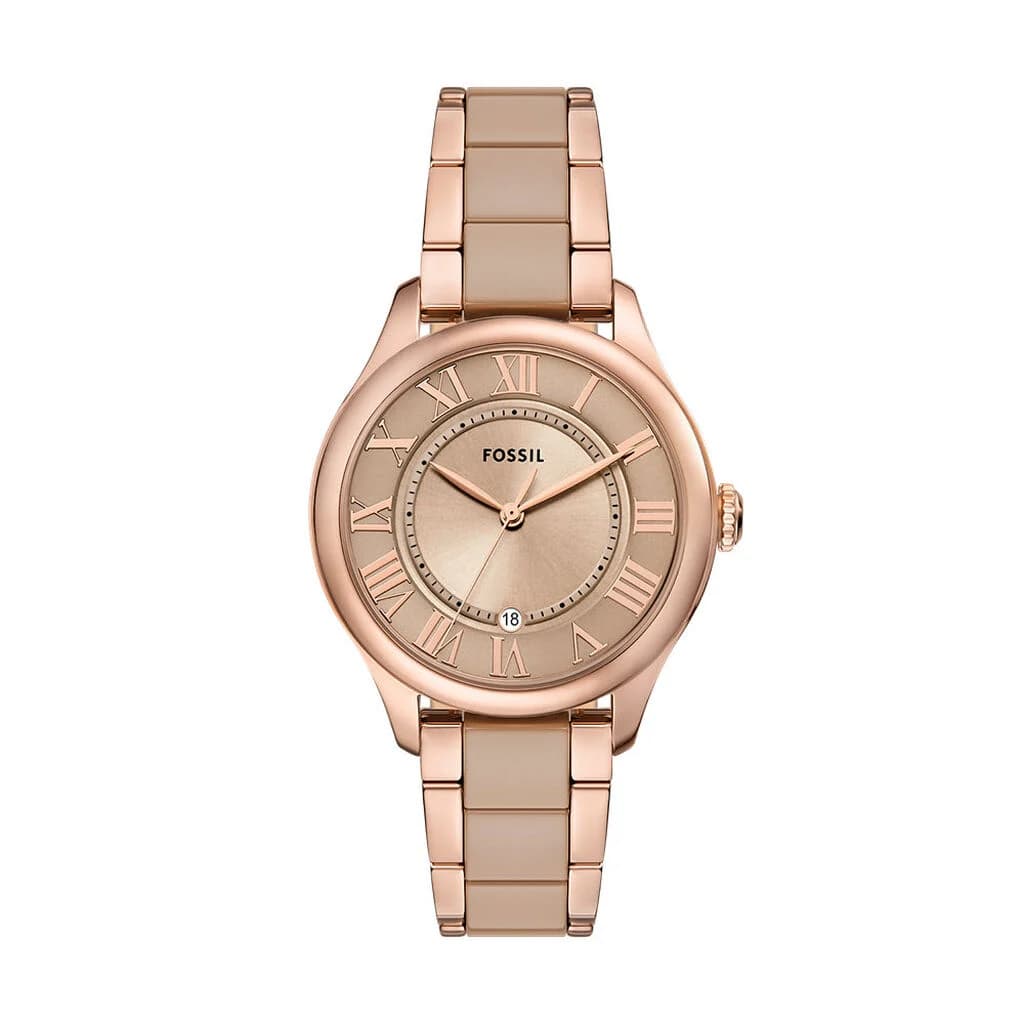 Fossil Gilmore — cadran caramel