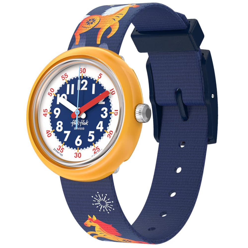 Flik Flak Montre Flik Flak en Plastique Bleu