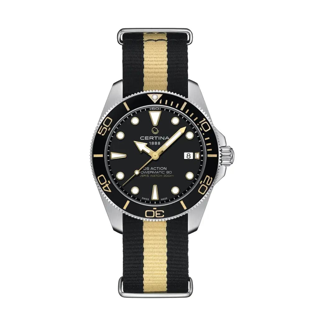 Certina Montre automatique Homme DS action Noir
