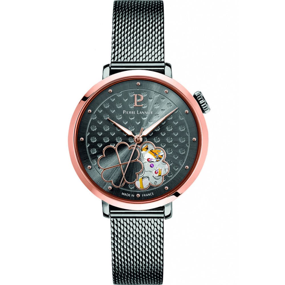 Pierre Lannier Montre Automatique Pierre Lannier Collection Esperance en Acier et PVD Gris
