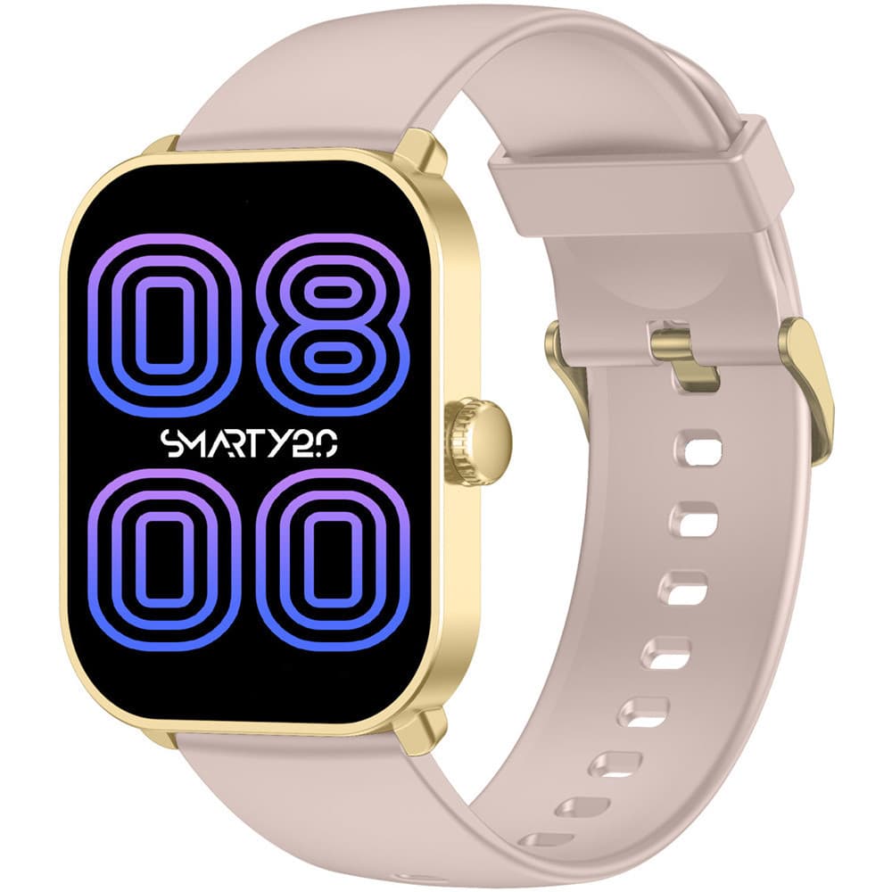 Smarty Montre Connectée Smarty Collection Super Amoled en Silicone Rose