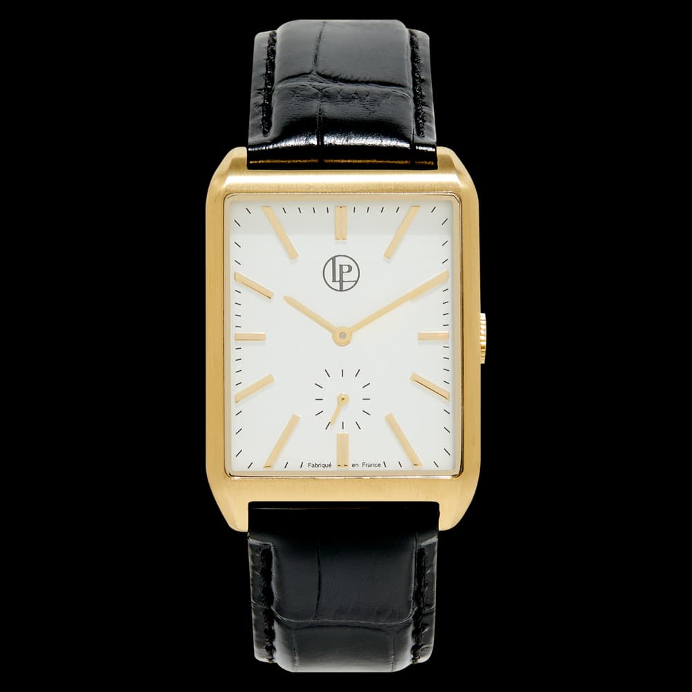 Louis Pion Montre quartz Homme Leo Blanc