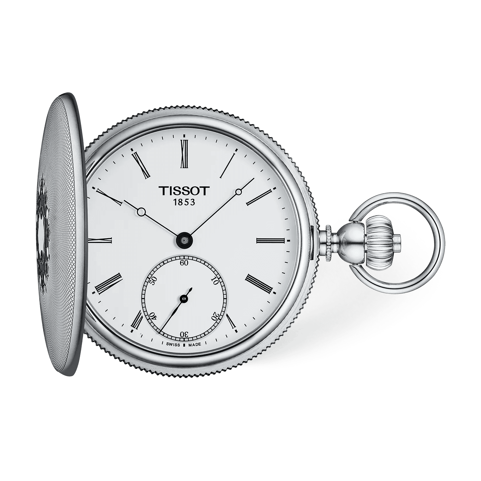 Tissot Savonnette 48.5mm — cadran blanc