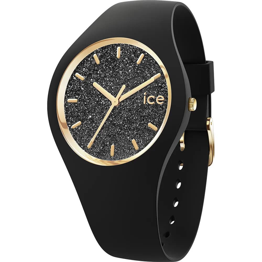 Ice Watch Montre Ice Watch Collection Ice Glitter en Silicone Noir