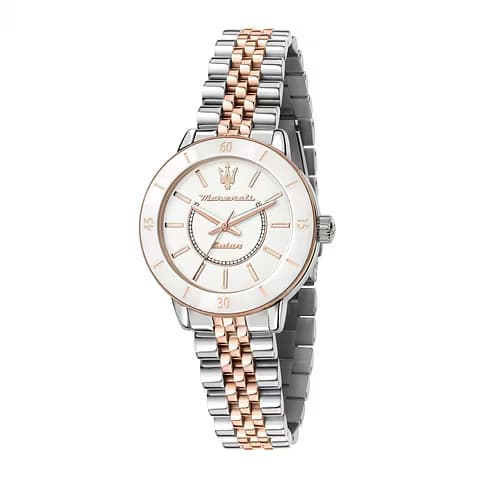Maserati Montre Femme MASERATI SUCCESSO SOLAR en Métal Bicolore
