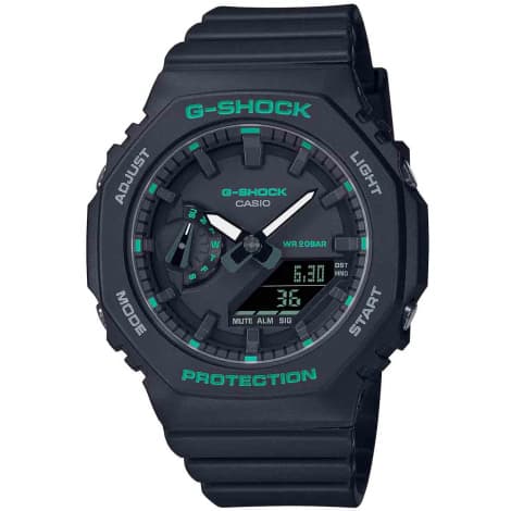 Casio Montre GShock Classic Lady - Série GMA-S - Noir & Vert 46.2 x 42.9 mm- GMA-S2100GA-1A