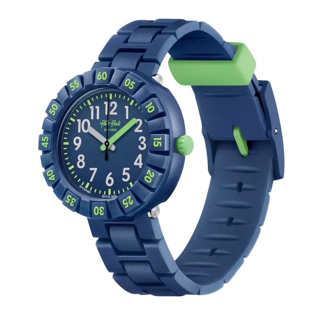 Flik Flak Montre Enfant Color blast Bleu