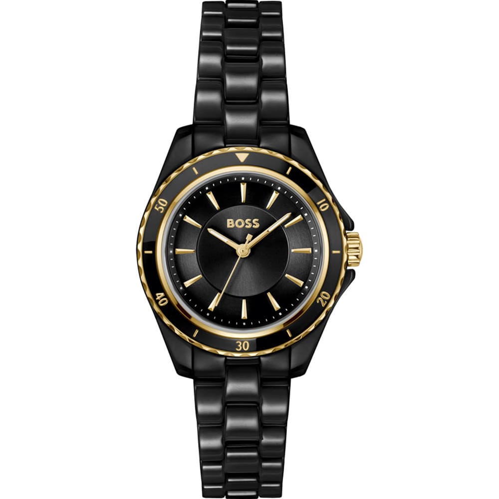 Hugo Boss Montre Boss Collection Sage Aqua en Céramique Noir