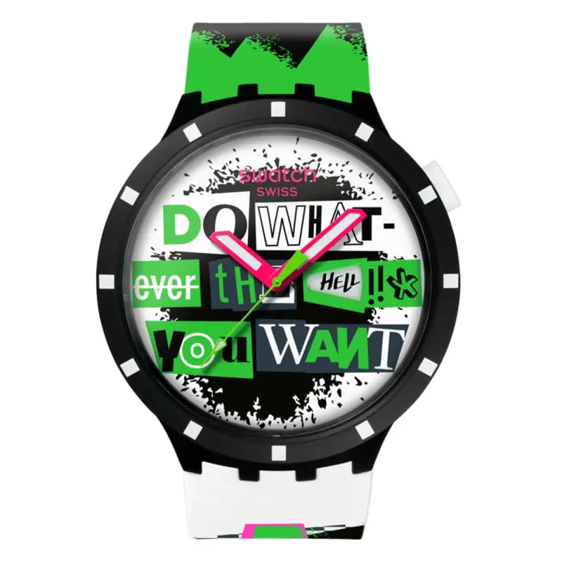 Swatch Lash Out — biocéramique blanc