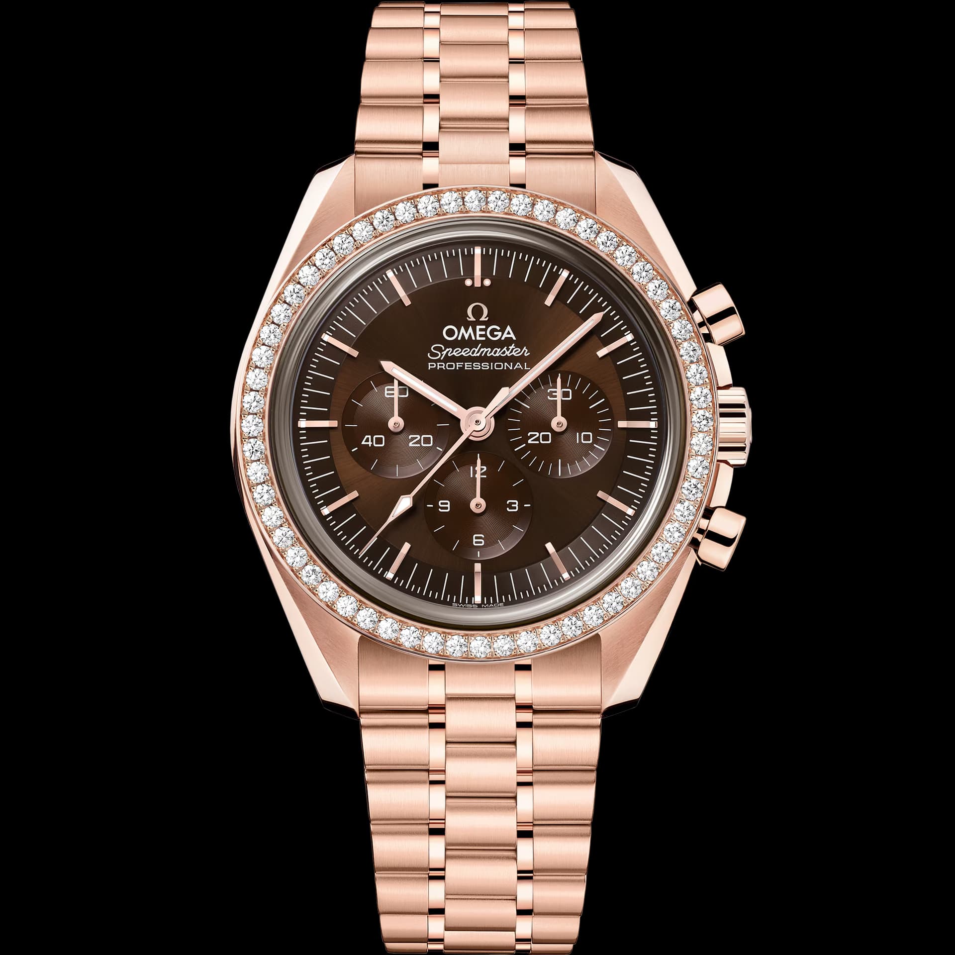 Omega Speedmaster 42 mm, or Sedna™ sur or Sedna™