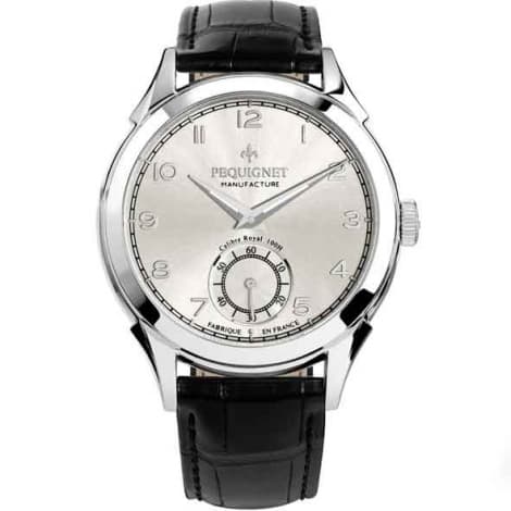 Pequignet Montre Pequignet Royale Manuelle Mécanique Cadran Argent - 9080433-AN