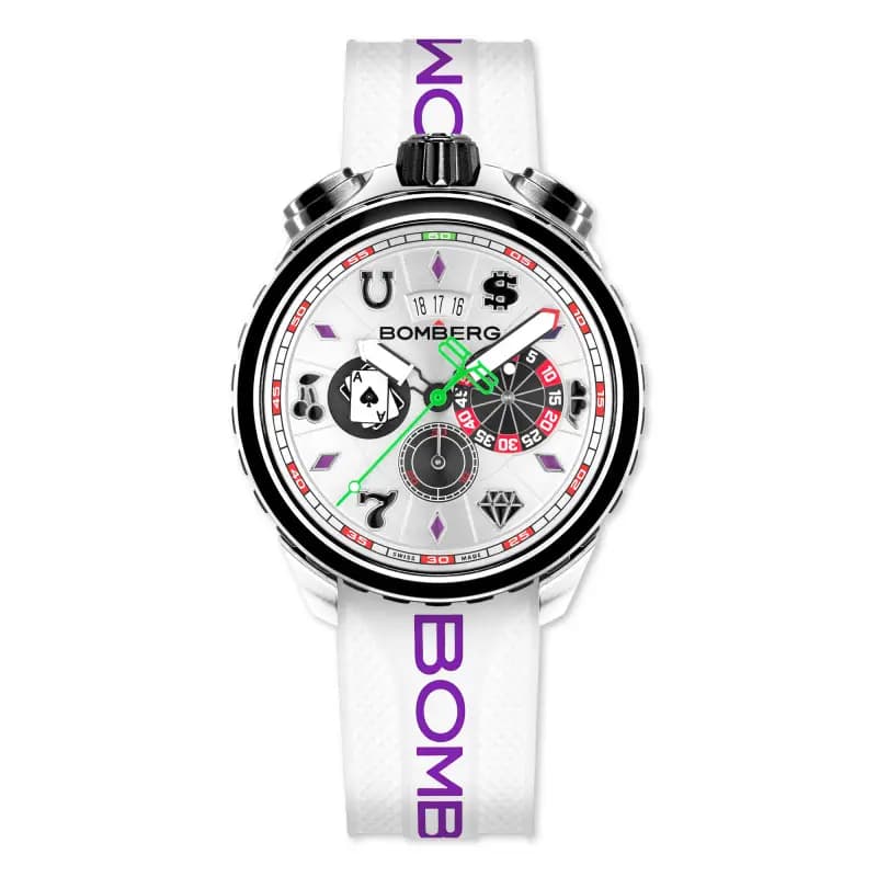 BOMBERG Montre Casino White BS45CHSS.075-3.12