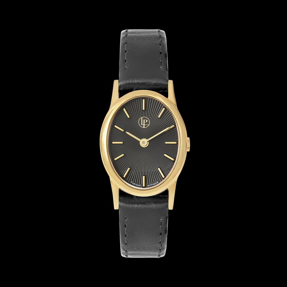Louis Pion Montre quartz Femme Carey Noir