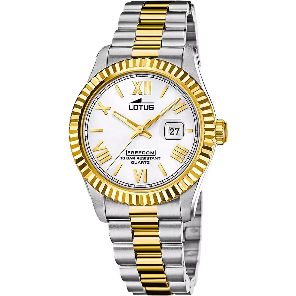 Lotus Montres Montre Lotus en Acier et PVD Bicolore
