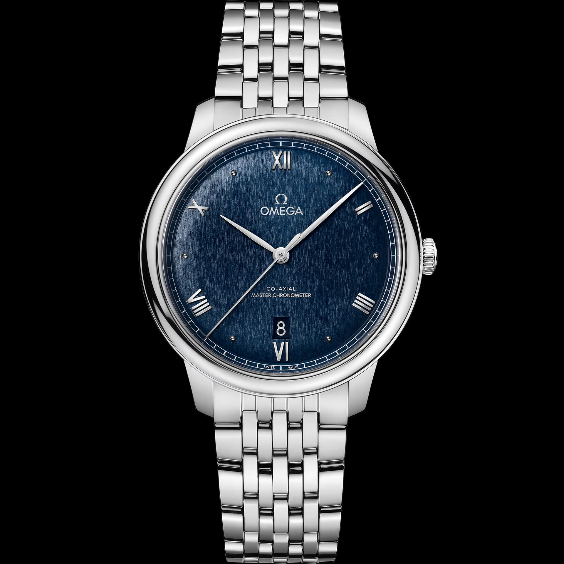 Omega De Ville 40 mm, acier sur acier
