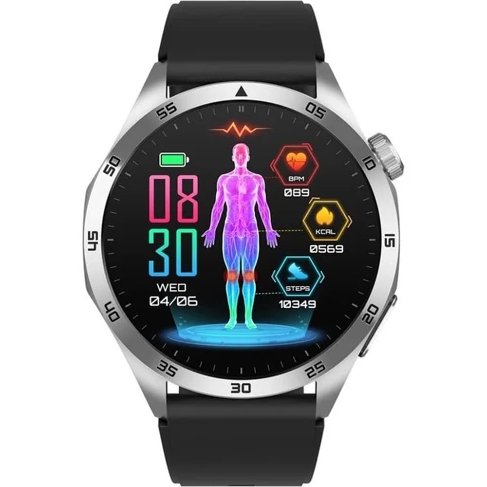 Smarty Montre Connectée Smarty Collection Take Care en Silicone Noir