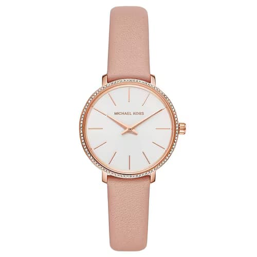 Michael Kors Montre Femme MICHAEL KORS en Cuir Rose Etanche