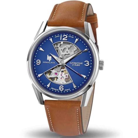 Lip Montre Lip Himalaya Sablier - Homme - cadran Bleu- 40 mm - Acier inoxydable - 671575