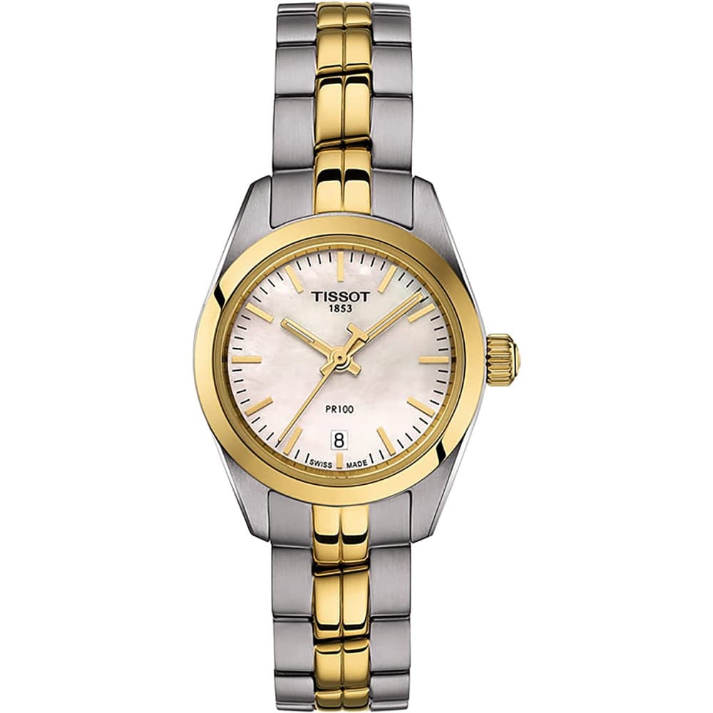 Tissot PR 100 — cadran blanc